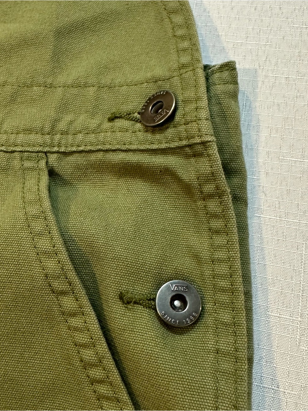 Vans Olive Green Utility Overalls Medium - Picture 9 of 16